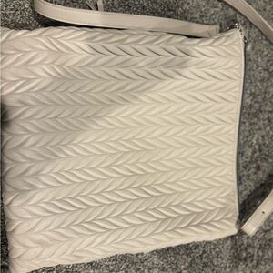 Stella & Dot Cream Crossbody Bag